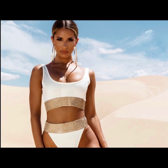 Cream Rhinestone Top - Picture 2 of 4